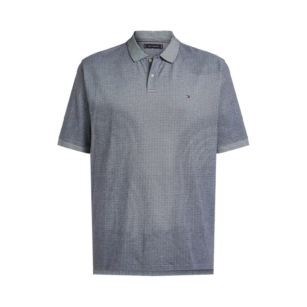 Tommy Hilfiger Big & Tall Poloshirt »BT-PIQUE MICROPRINT REG POLO-B« In Großen Größen Logostickerei ▷ Bestellen