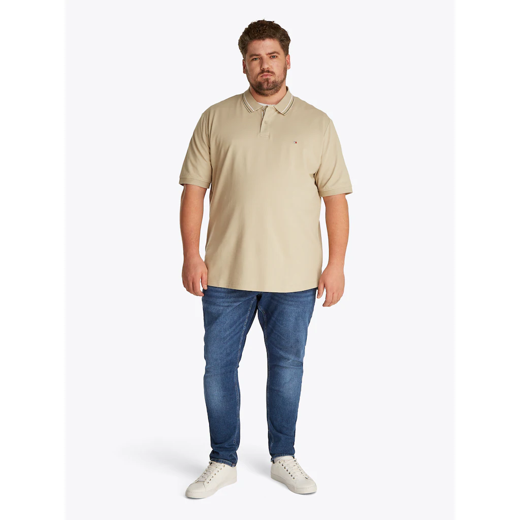 Tommy Hilfiger Big & Tall Poloshirt »BT-PLACKET INTEREST REG POLO-B« Große Größen ▷ Kaufen