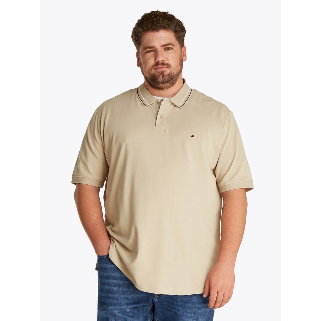 Tommy Hilfiger Big & Tall Poloshirt »BT-PLACKET INTEREST REG POLO-B« Große Größen ▷ kaufen