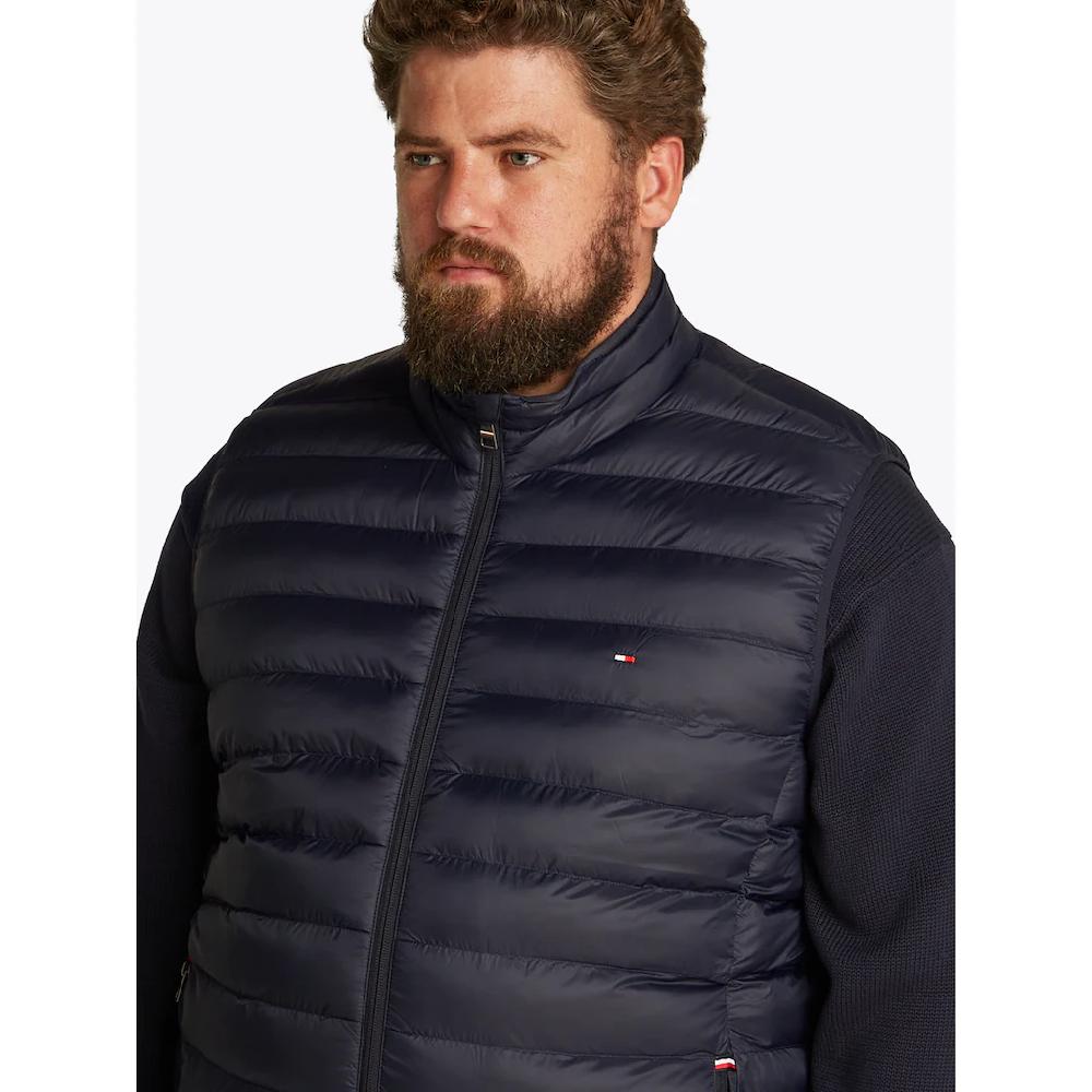 Tommy Hilfiger Big & Tall Steppweste »BT-PACKABLE RECYCLED VEST-B« In Großen Größen Logostickerei ▷ Bestellen