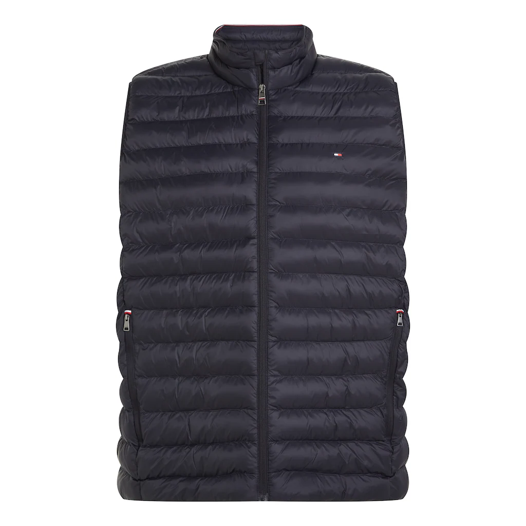 Tommy Hilfiger Big & Tall Steppweste »BT-PACKABLE RECYCLED VEST-B« In Großen Größen Logostickerei ▷ Bestellen