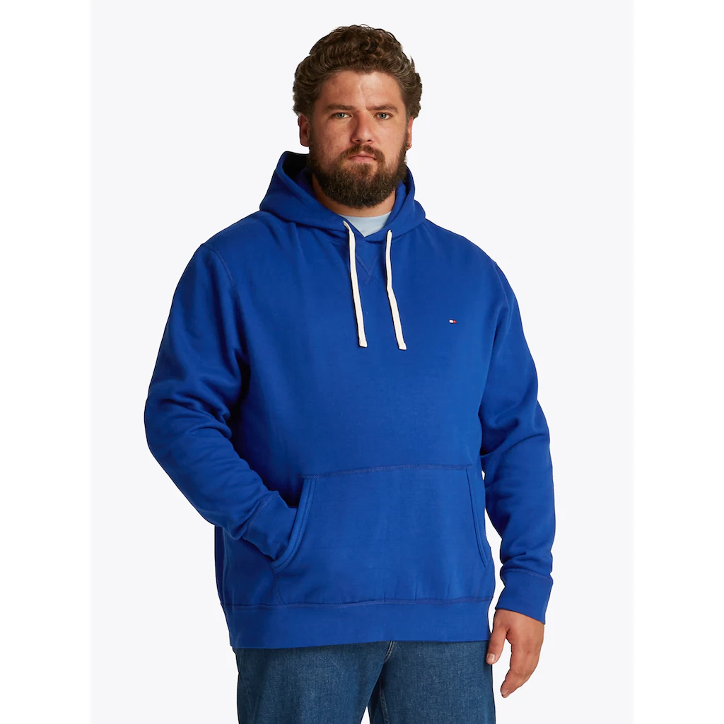 Tommy Hilfiger Big & Tall Sweatshirt »BT-ESSENTIAL FLEECE HOODY-B« in Großen Größen Logostickerei ▷ kaufen