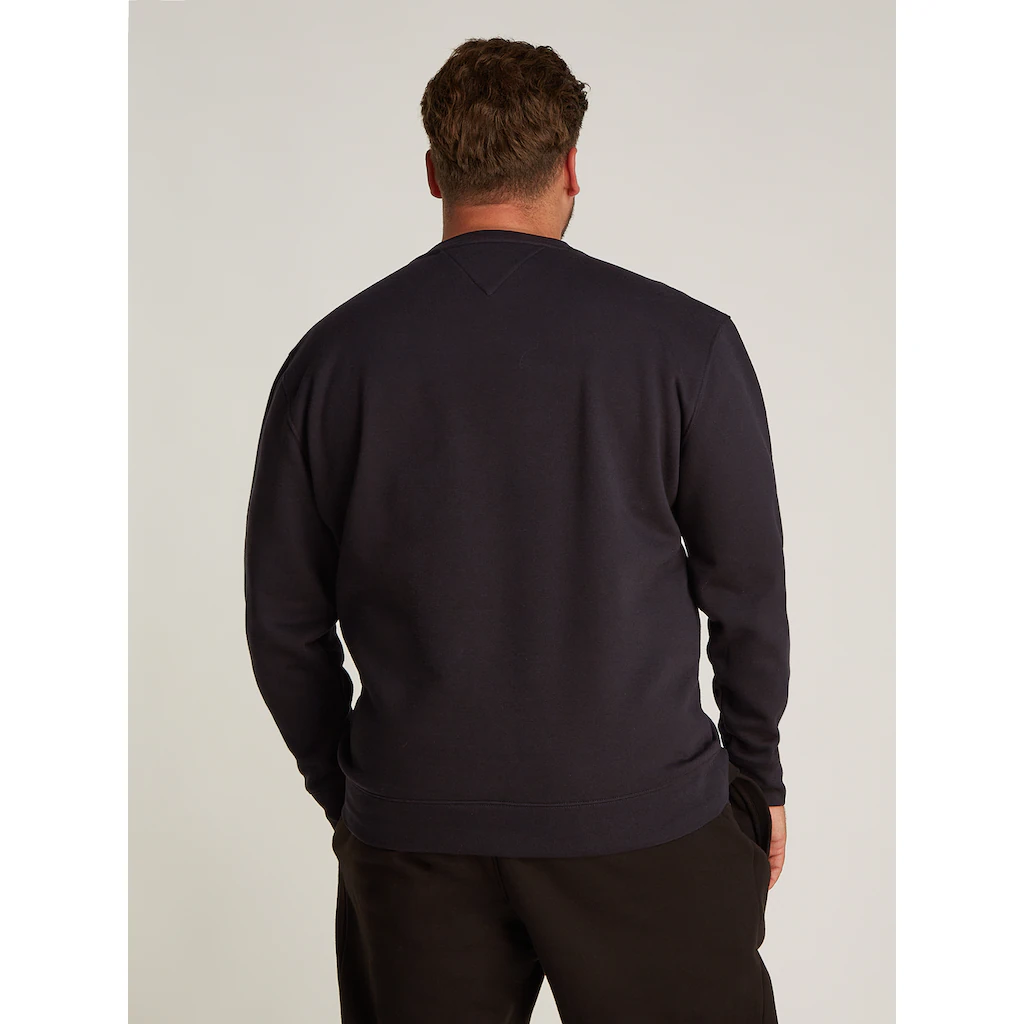 Tommy Hilfiger Big & Tall Sweatshirt »BT-HILFIGER STRIPE SWEATSHIRT-B« In Großen Größen Aufdruck In Der Brustmitte ▷ Für
