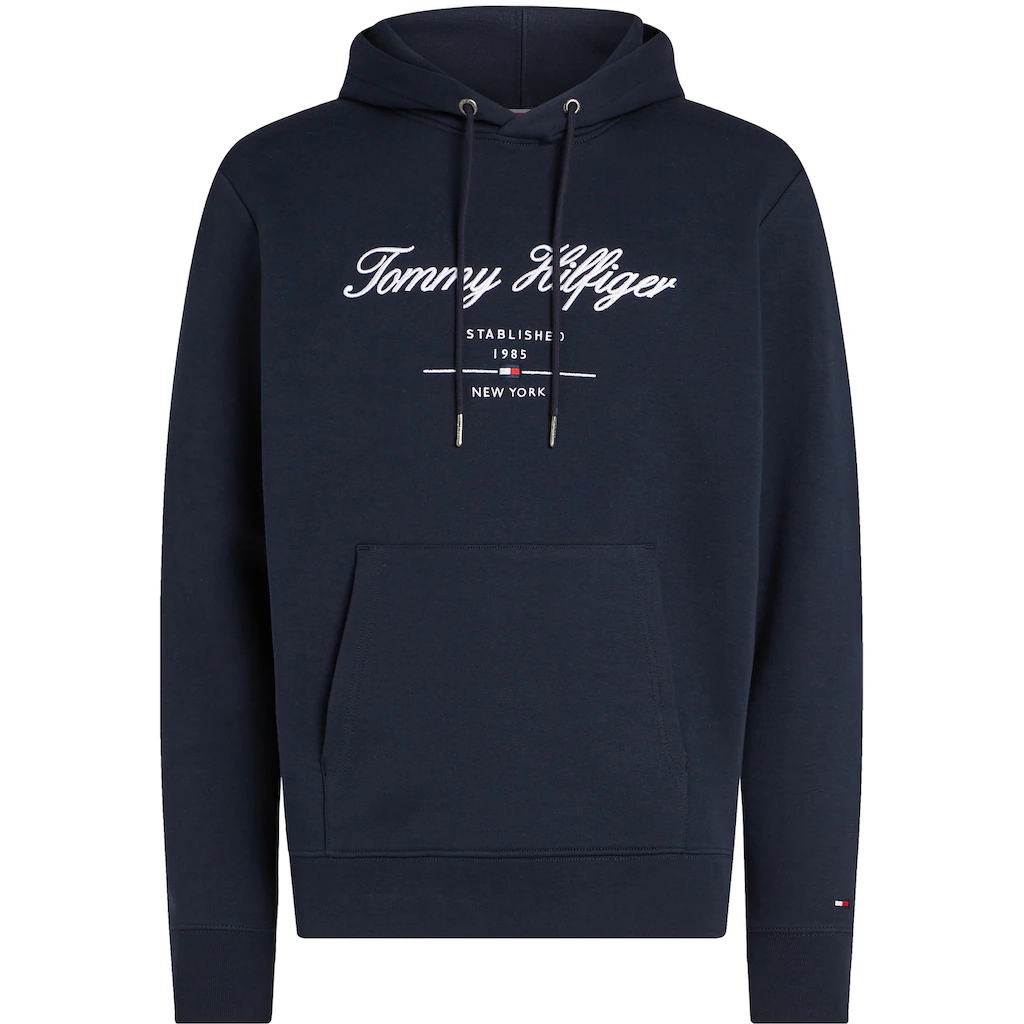 Tommy Hilfiger Big & Tall Sweatshirt »BT-SCRIPT LOGO HOODY-B« In Großen Größen Logostickerei ▷ Bestellen