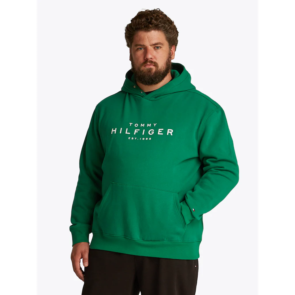 Tommy Hilfiger Big & Tall Sweatshirt »BT-TOMMY HILFIGER HOODY-B« in Großen Größen Logostickerei ▷ kaufen