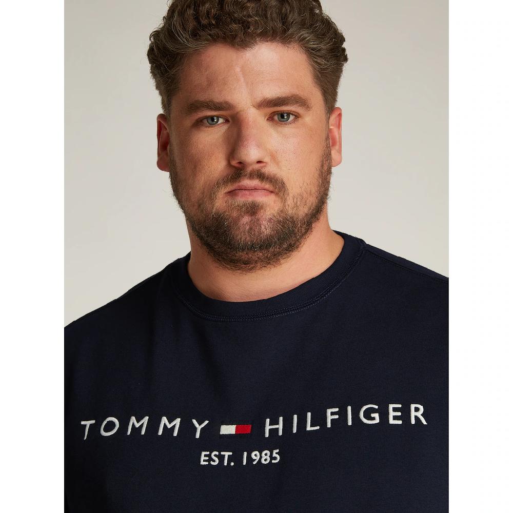 Tommy Hilfiger Big & Tall Sweatshirt »BT-TOMMY LOGO SWEATSHIRT-B« In Großen Größen Mit Logodruck ▷ Bestellen
