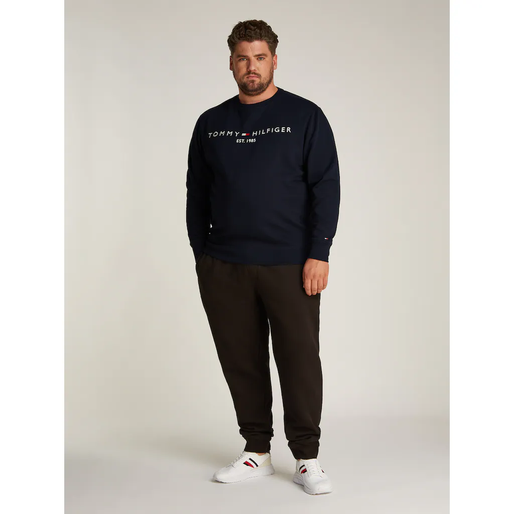 Tommy Hilfiger Big & Tall Sweatshirt »BT-TOMMY LOGO SWEATSHIRT-B« In Großen Größen Mit Logodruck ▷ Bestellen