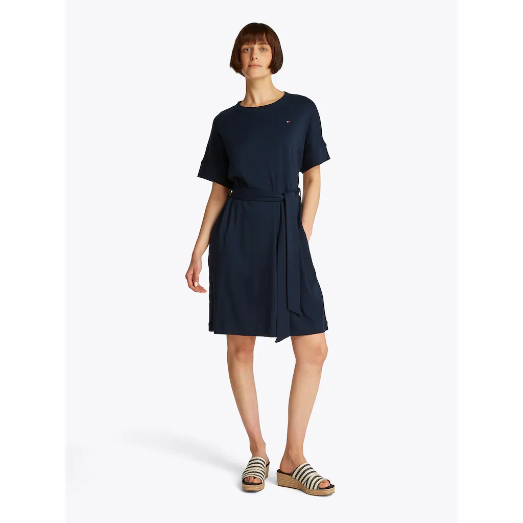 Tommy Hilfiger Blusenkleid »MODERN CODY DRESS« mit Logostickerei