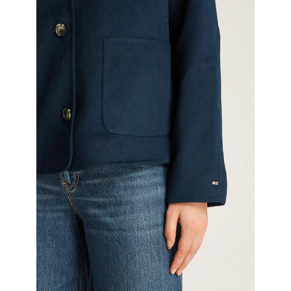 Tommy Hilfiger Bomberjacke »DF WOOL BOMBER JACKET« Mit Wollanteil