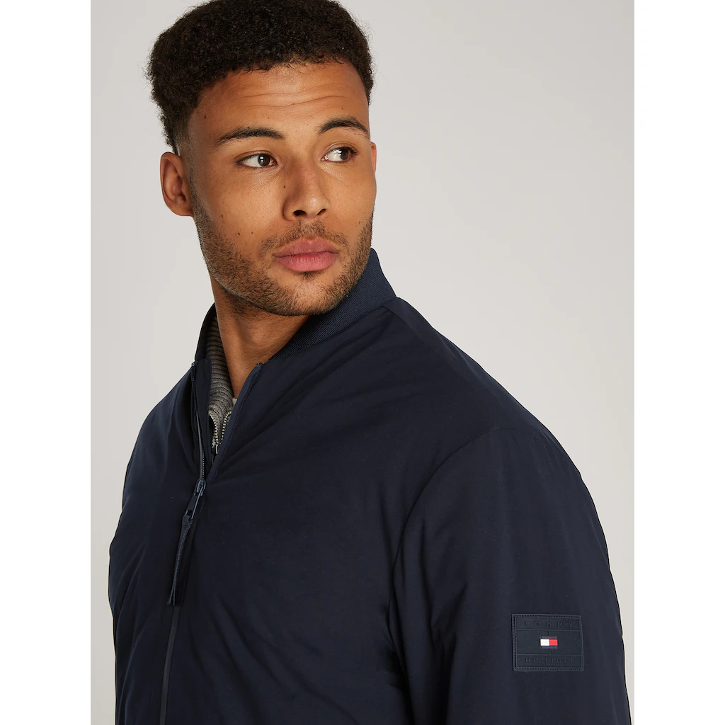 Tommy Hilfiger Bomberjacke »TECH BOMBER« Mit Wasserabweisendem Reißverschluss ▷ Kaufen