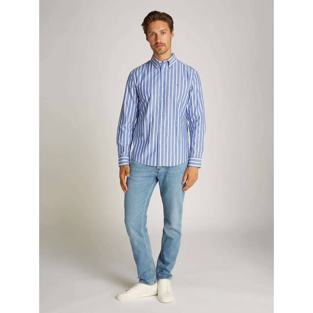 Tommy Hilfiger Businesshemd »FLEX POPLIN NAUTICAL STP SHIRT« ▷ Bestellen