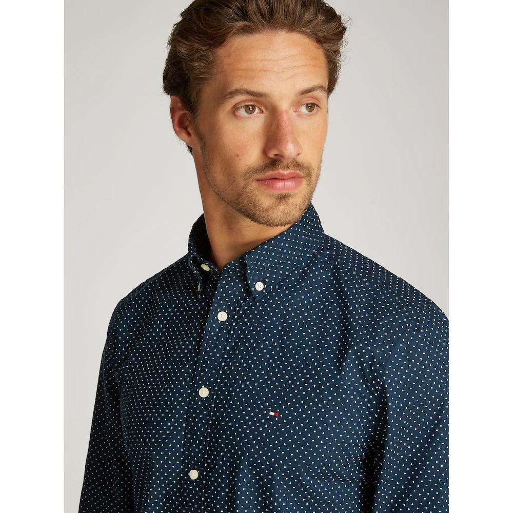 Tommy Hilfiger Businesshemd »FLEX POPLIN POLKA DOT RF SHIRT« Mit Punktprint ▷ Bestellen