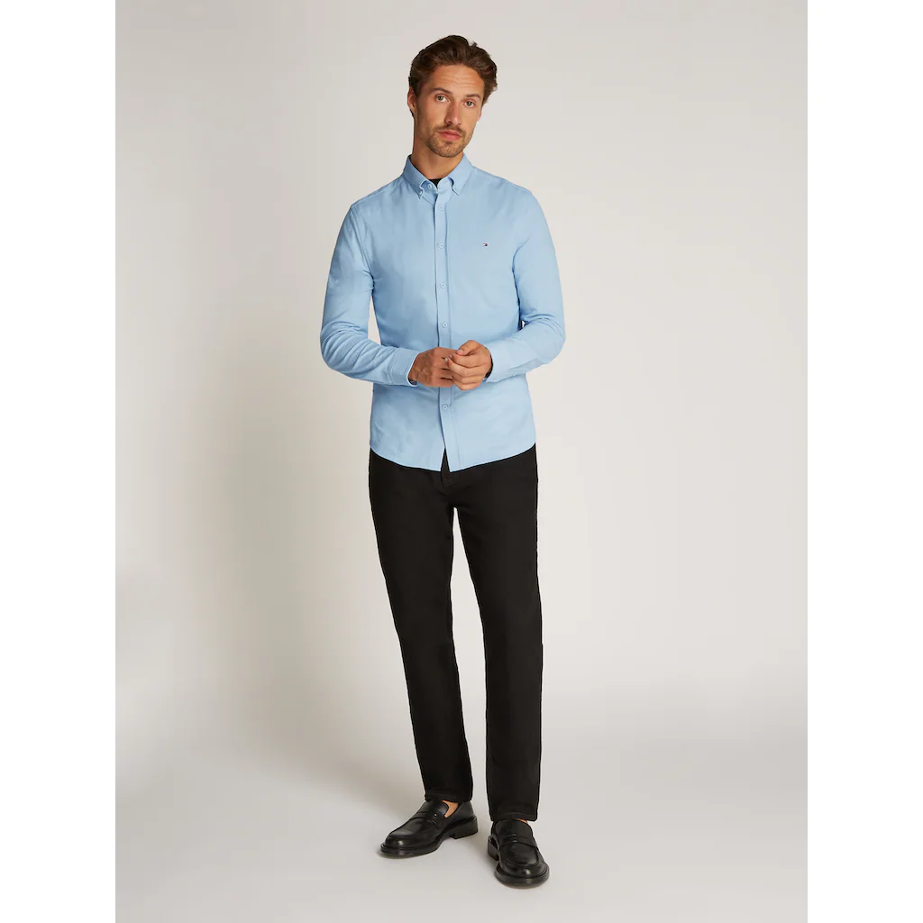 Tommy Hilfiger Businesshemd »PERFORMANCE OXF PIQUE SF SHIRT« Mit Logostickerei ▷ Bestellen