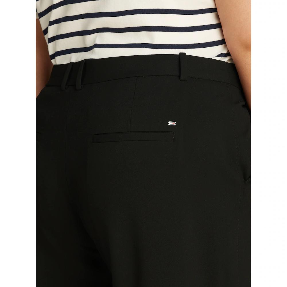 Tommy Hilfiger Curve Culotte »CRV LW BI-STRETCH WIDE CROP PNT« In Großen Größen Cropped Logostickerei