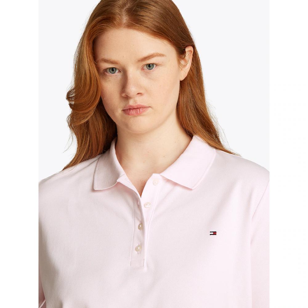 Tommy Hilfiger Curve Poloshirt »CRV 1985 REG PIQUE POLO SS« In Großen Größen