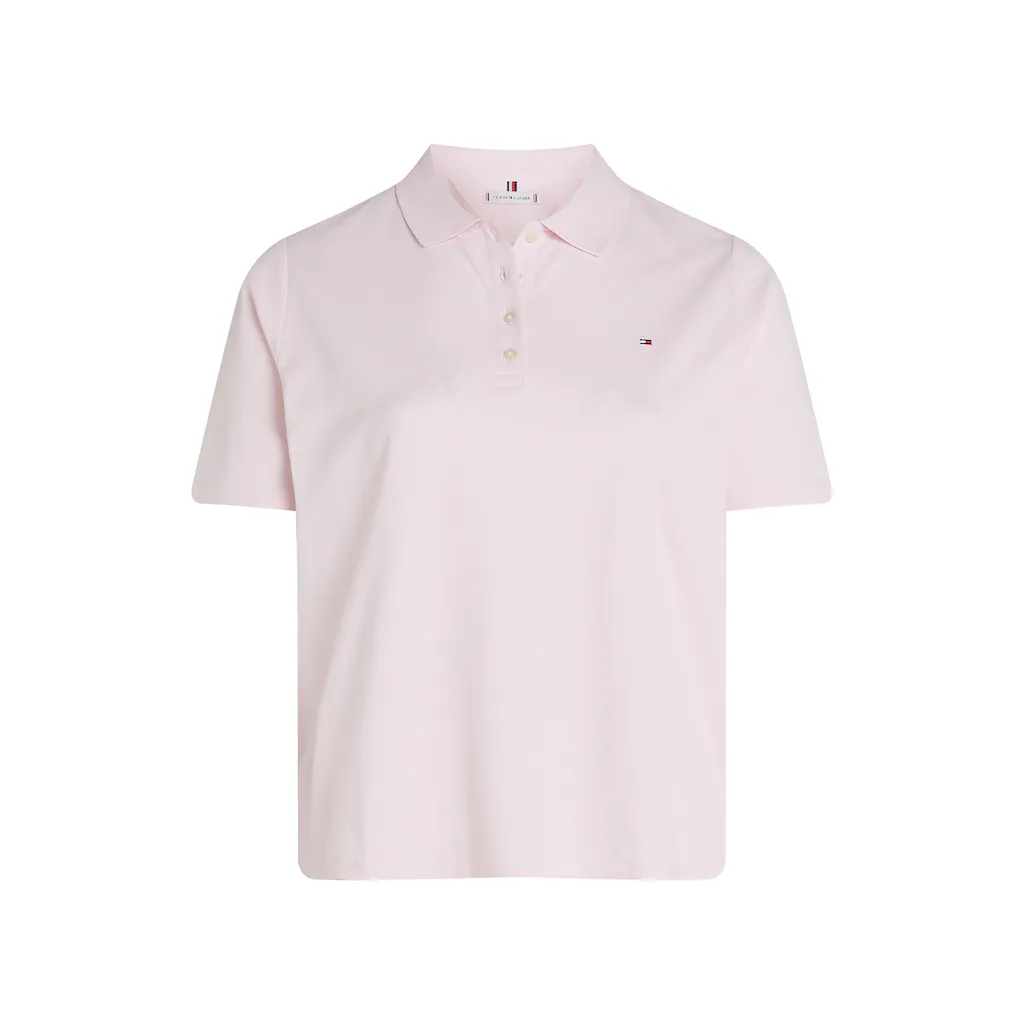 Tommy Hilfiger Curve Poloshirt »CRV 1985 REG PIQUE POLO SS« In Großen Größen