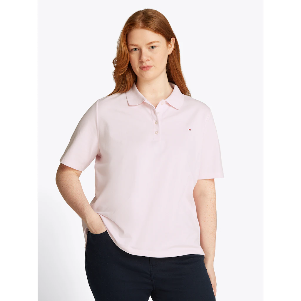 Tommy Hilfiger Curve Poloshirt »CRV 1985 REG PIQUE POLO SS« in großen Größen