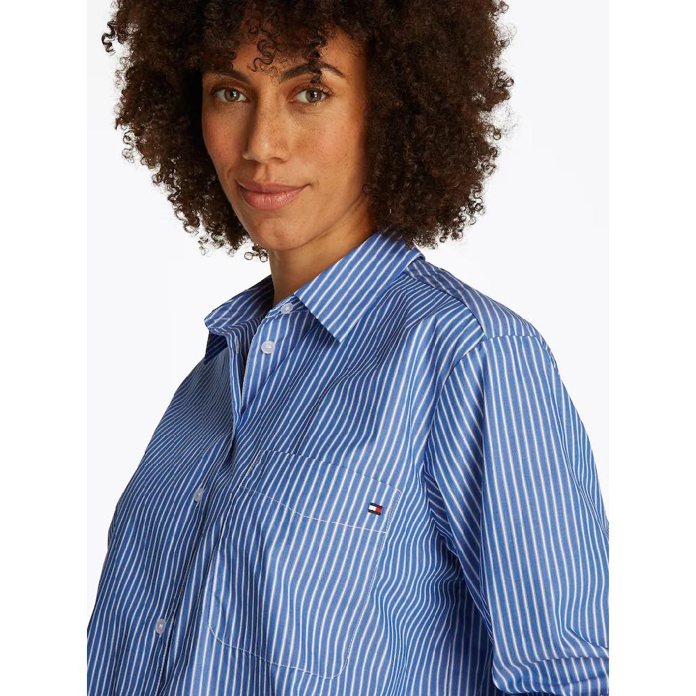 Tommy Hilfiger Hemdbluse »ESS POPLIN EASY FIT SHIRT«