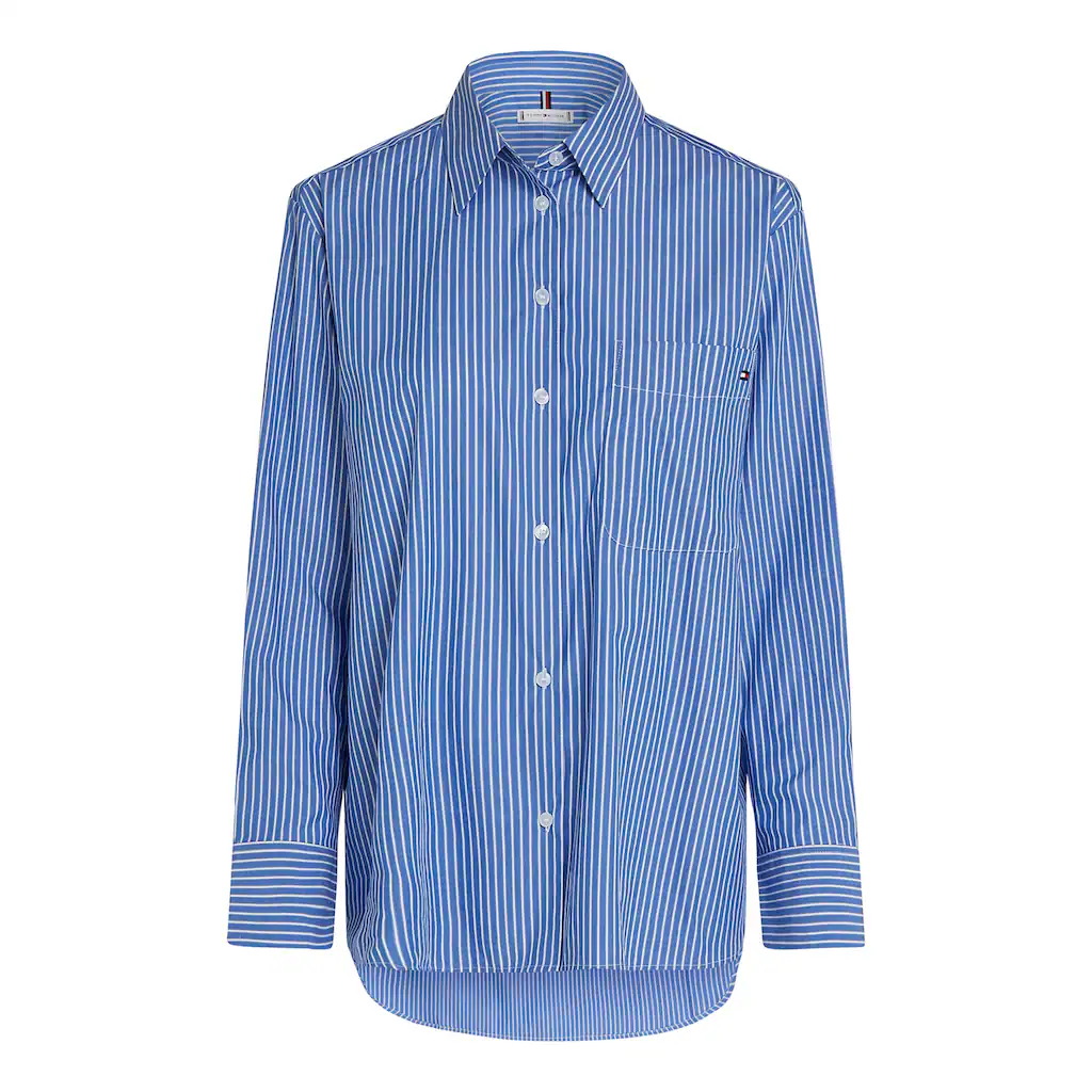 Tommy Hilfiger Hemdbluse »ESS POPLIN EASY FIT SHIRT«
