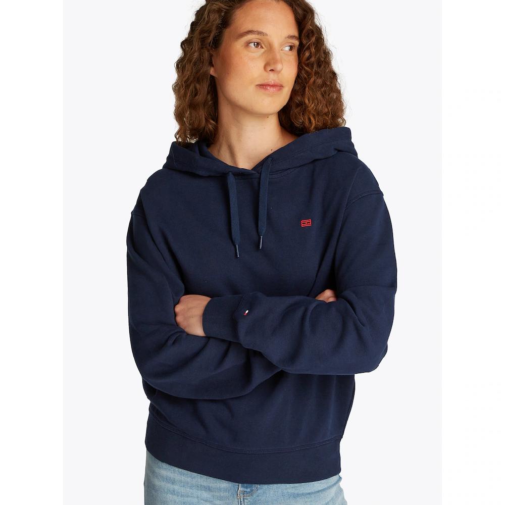 Tommy Hilfiger Hoodie »REG CONTRAST FLAG HOODIE« Mit Logo-Flag