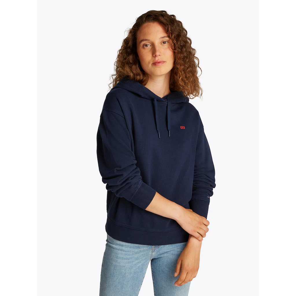 Tommy Hilfiger Hoodie »REG CONTRAST FLAG HOODIE« mit Logo-Flag