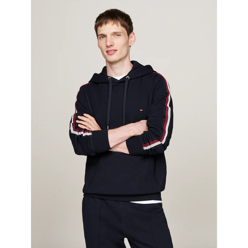Tommy Hilfiger Kapuzensweatshirt »GLOBAL STRIPE TAPE HOODY« Tape mit Streifen in Tommy Farben an Ärmeln ▷ bestellen