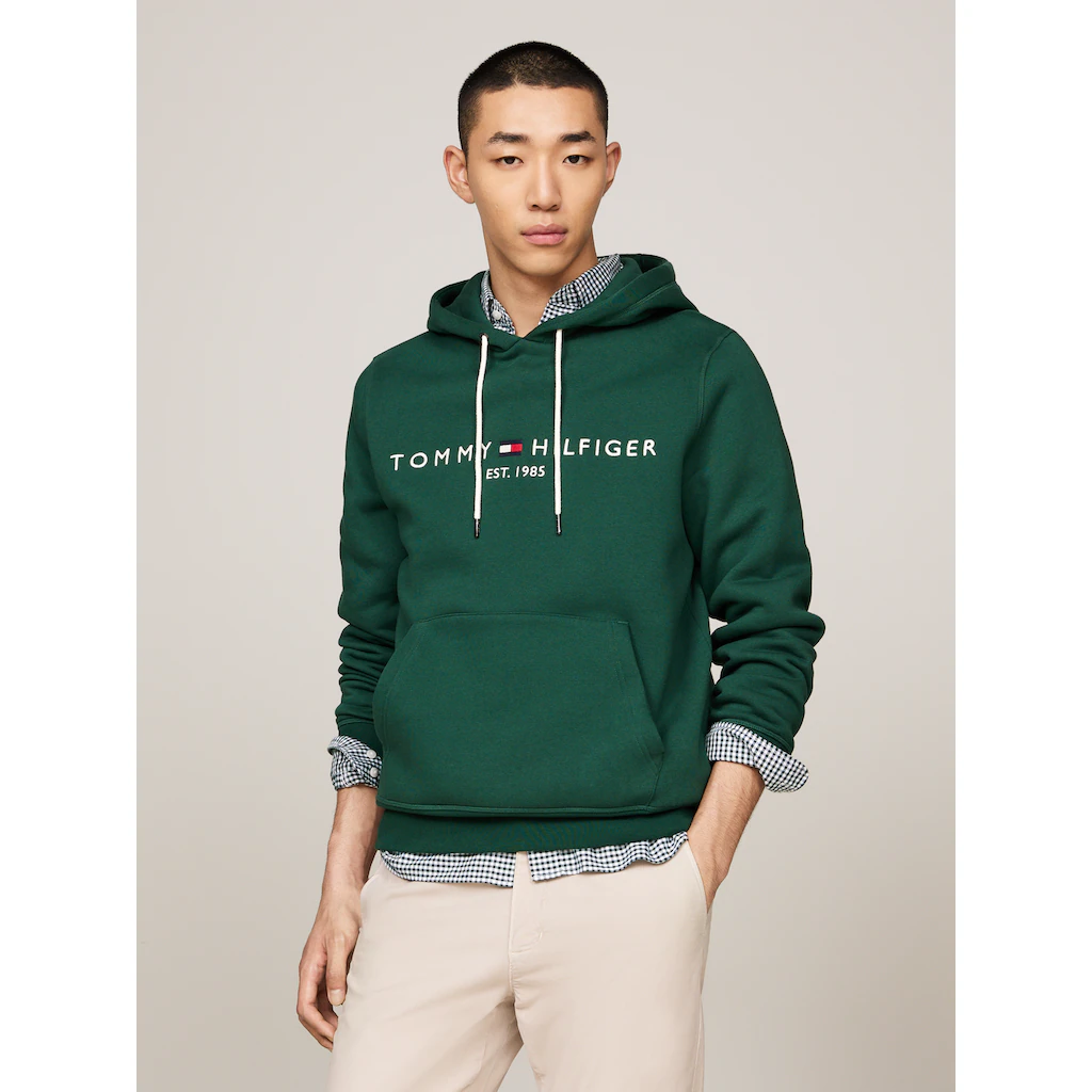 Tommy Hilfiger Kapuzensweatshirt »TOMMY LOGO HOODY« Mit Gesticktem TH-Schriftzug Auf Der Brust ▷ Für