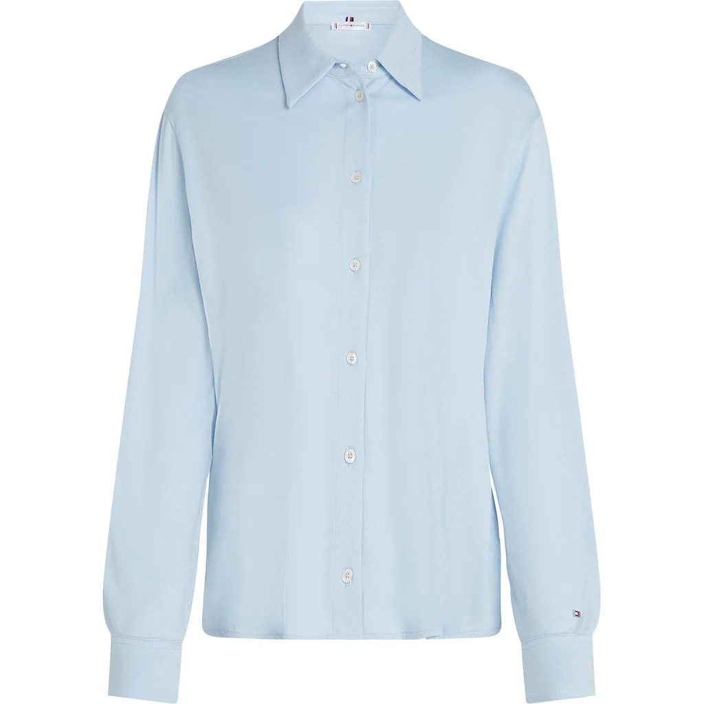 Tommy Hilfiger Klassische Bluse »CASUAL BTN DOWN SHIRT LS« Mit Metalllabel
