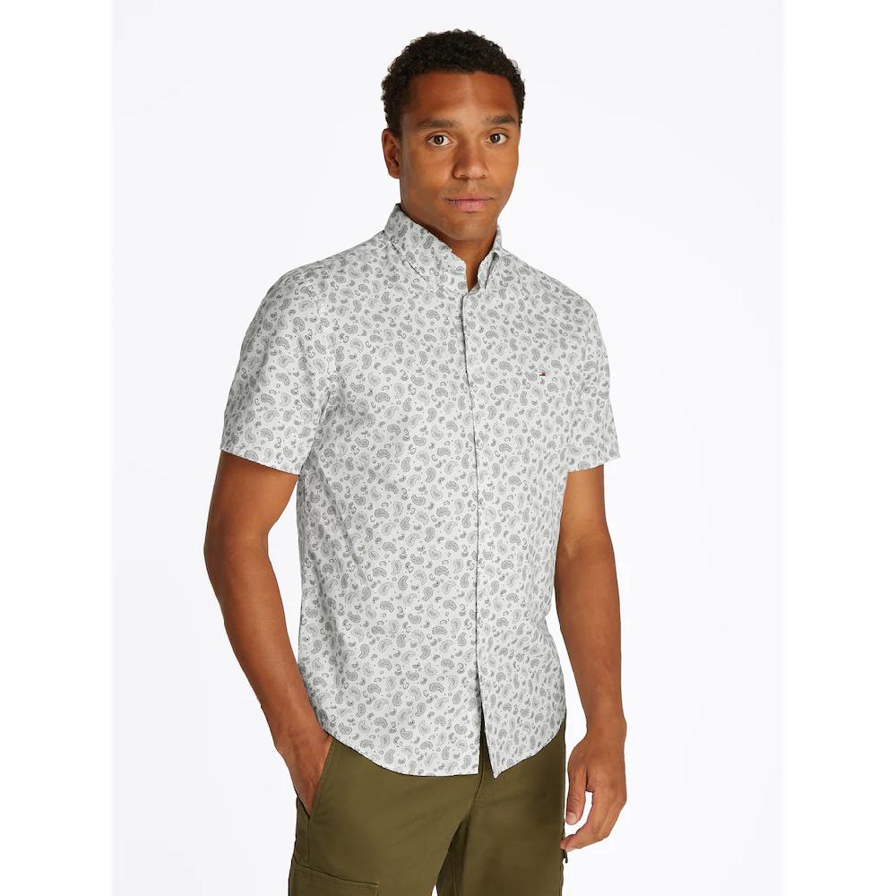 Tommy Hilfiger Kurzarmhemd »COTTON LINEN PAISLEY RF SS SHIRT« ▷ für