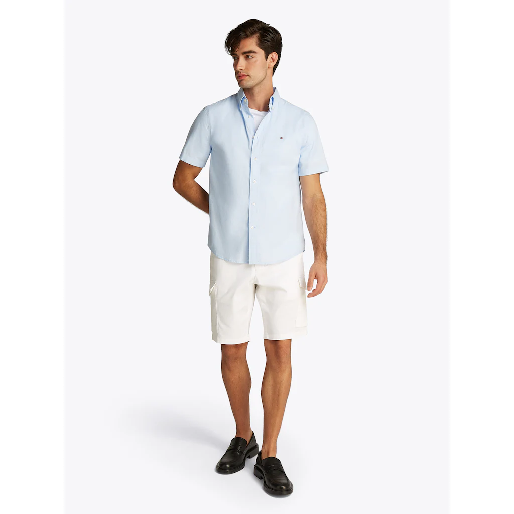 Tommy Hilfiger Kurzarmhemd »FLEX POPLIN SOLID S/S SHIRT« ▷ Kaufen