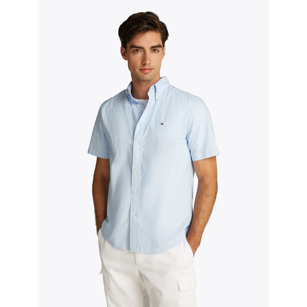 Tommy Hilfiger Kurzarmhemd »FLEX POPLIN SOLID S/S SHIRT« ▷ kaufen
