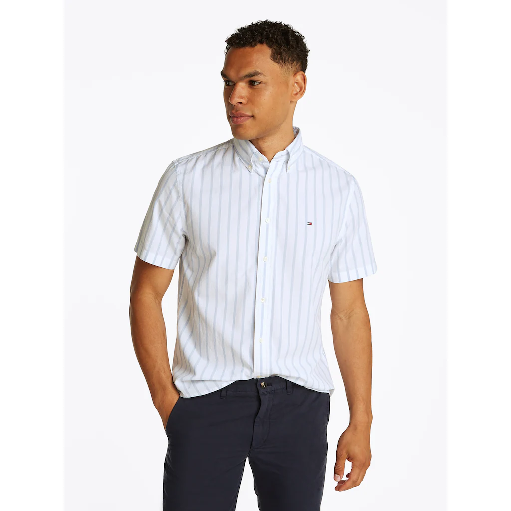 Tommy Hilfiger Kurzarmhemd »FLEX POPLIN STP SHIRT S/S« ▷ für