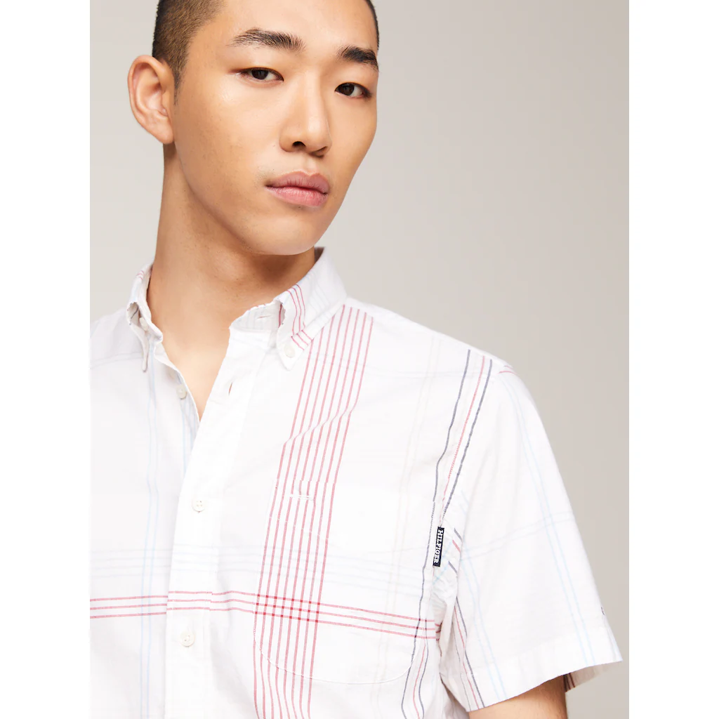 Tommy Hilfiger Kurzarmhemd »RWB LINE CHECK RF SHIRT S/S« ▷ Für