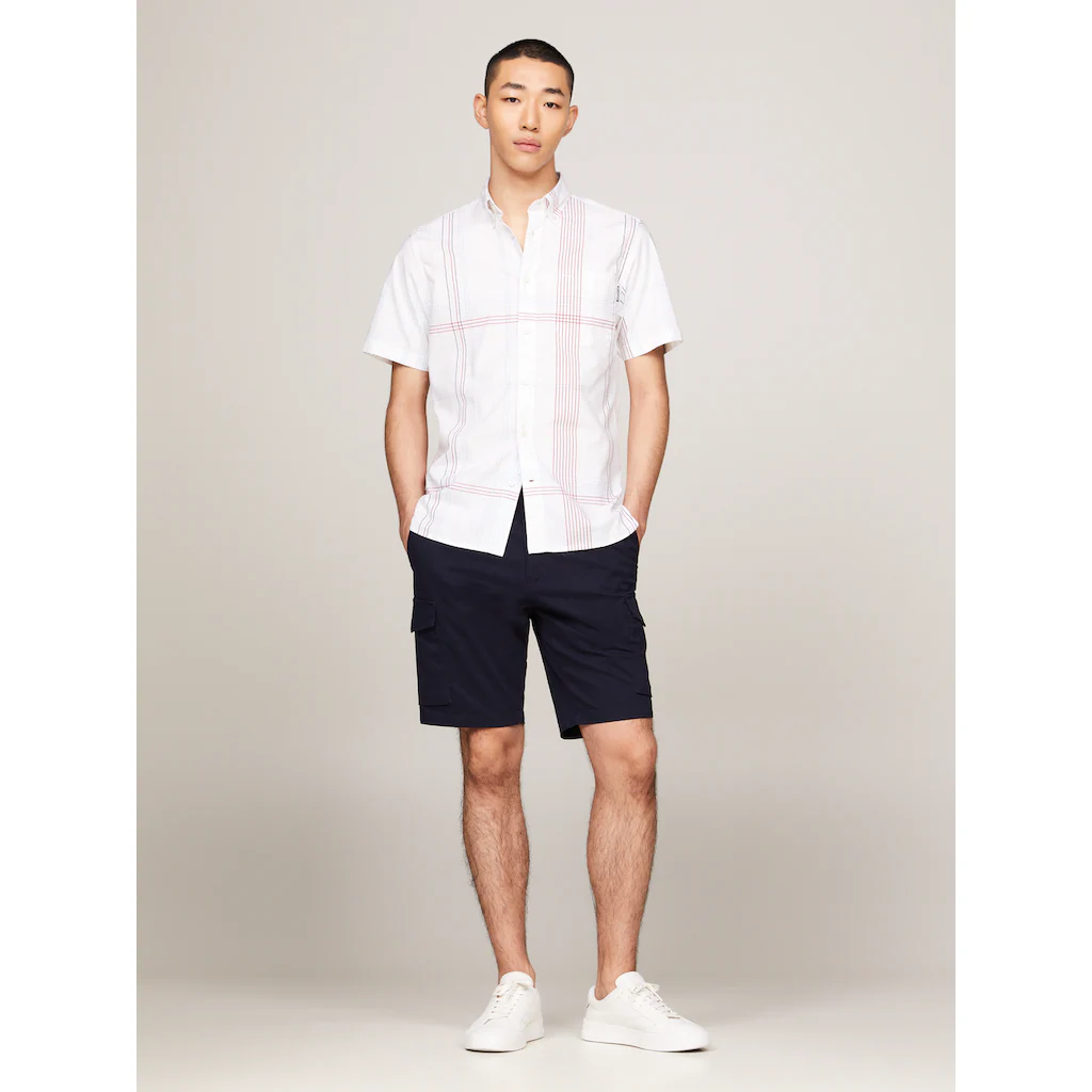Tommy Hilfiger Kurzarmhemd »RWB LINE CHECK RF SHIRT S/S« ▷ Für