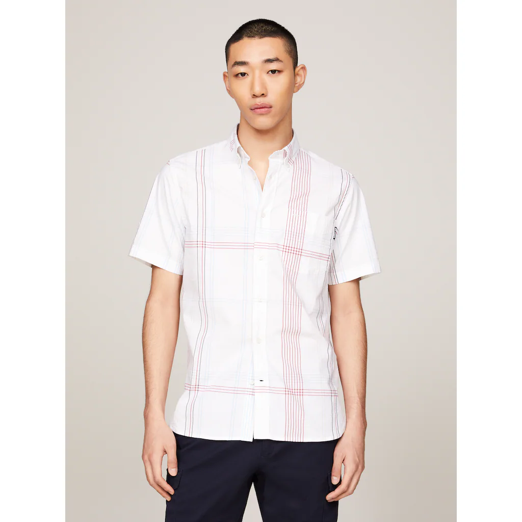 Tommy Hilfiger Kurzarmhemd »RWB LINE CHECK RF SHIRT S/S« ▷ für