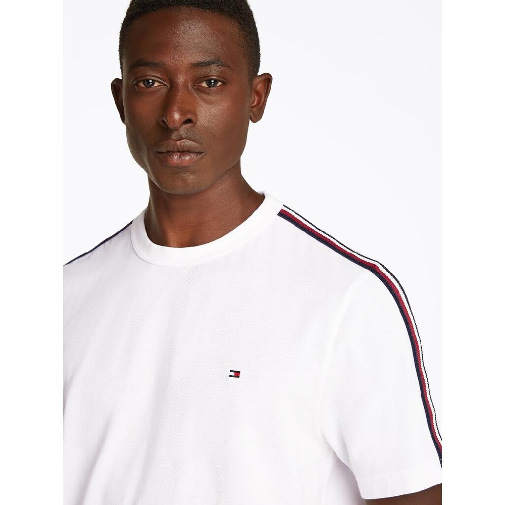 Tommy Hilfiger Kurzarmshirt »GLOBAL STRIPE TAPE TEE« Mit Rundhalsausschnitt ▷ Kaufen