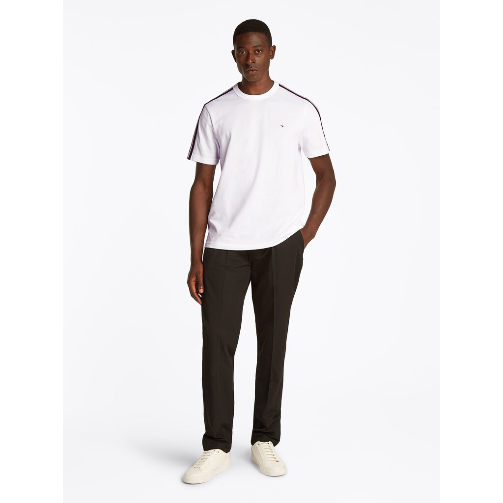 Tommy Hilfiger Kurzarmshirt »GLOBAL STRIPE TAPE TEE« Mit Rundhalsausschnitt ▷ Kaufen
