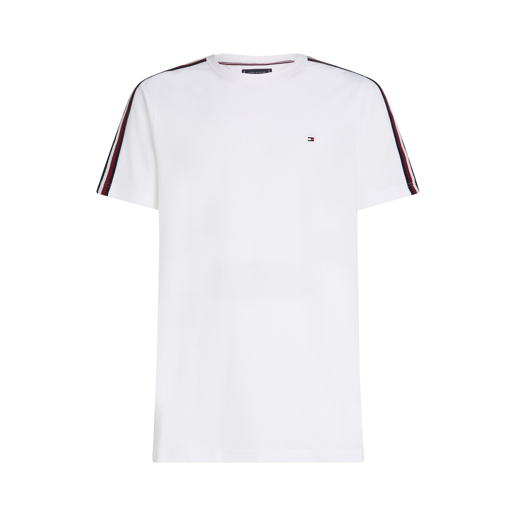 Tommy Hilfiger Kurzarmshirt »GLOBAL STRIPE TAPE TEE« Mit Rundhalsausschnitt ▷ Kaufen