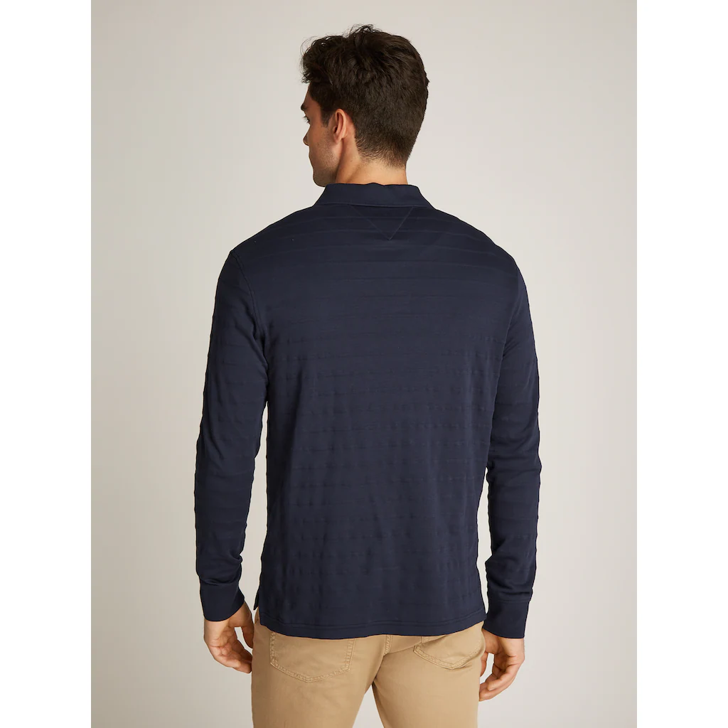 Tommy Hilfiger Langarm-Poloshirt »MERC JACQUARD STRIPE LS REG POLO« ▷ Bestellen