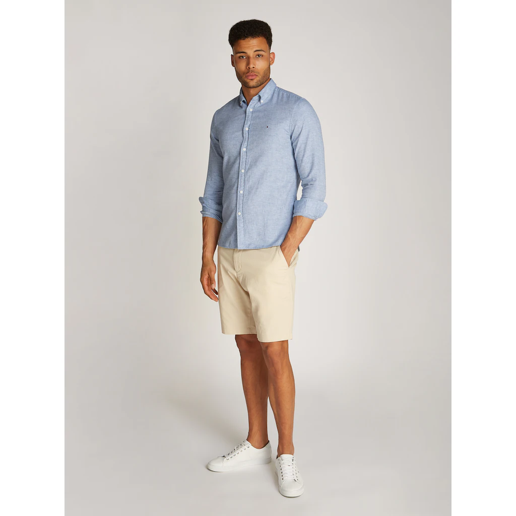 Tommy Hilfiger Langarmhemd »BRUSHED LINEN SOLID SF SHIRT« ▷ Kaufen