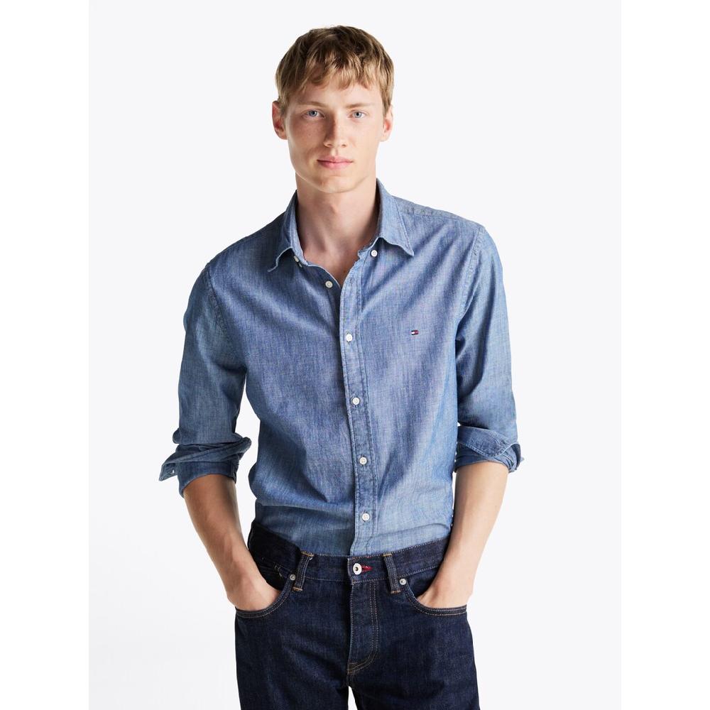 Tommy Hilfiger Langarmhemd »CHAMBRAY SOLID RF SHIRT« ▷ Für
