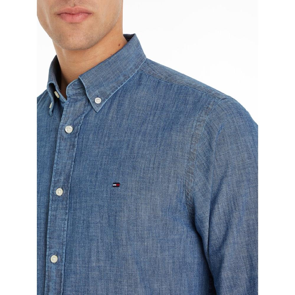 Tommy Hilfiger Langarmhemd »CHAMBRAY SOLID RF SHIRT« ▷ Für