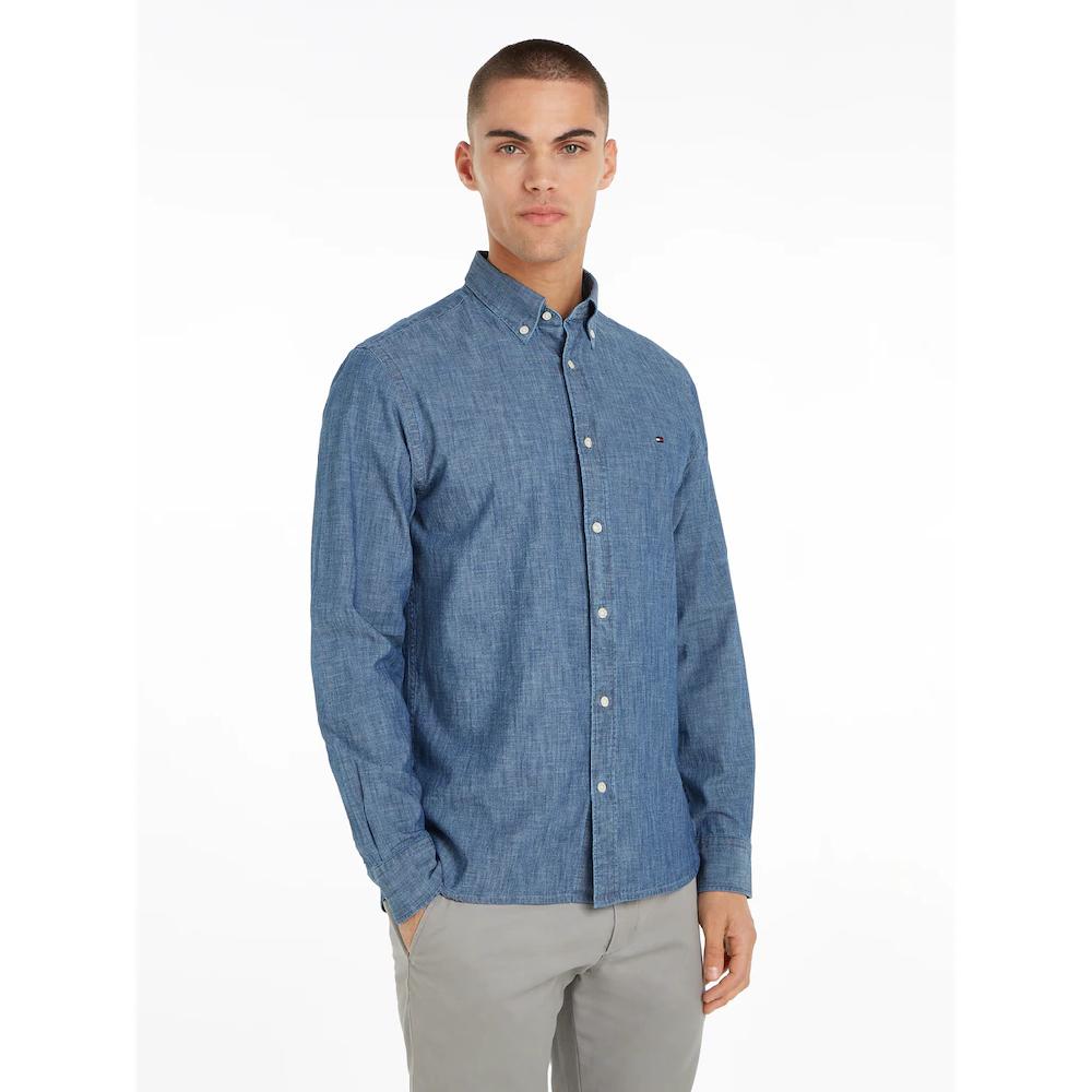 Tommy Hilfiger Langarmhemd »CHAMBRAY SOLID RF SHIRT« ▷ für