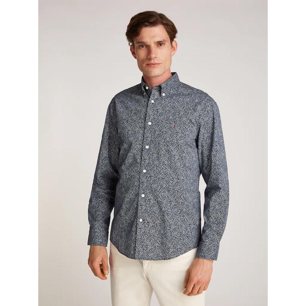 Tommy Hilfiger Langarmhemd »FLEX POPLIN LINR FLORAL RF SHIRT« mit floralem Miniprint ▷ kaufen