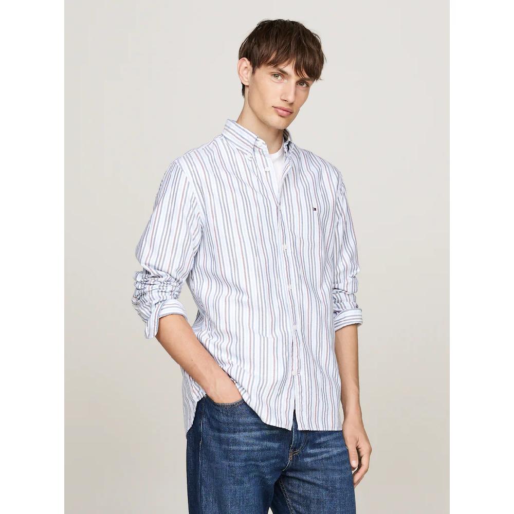 Tommy Hilfiger Langarmhemd »MULTI STRIPE OXFORD RF SHIRT« ▷ bestellen