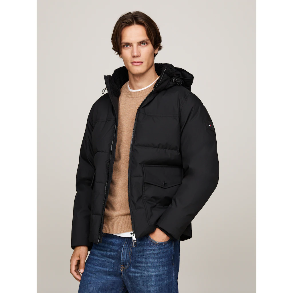 Tommy Hilfiger Parka »ROCKIE UTILITY HOODED JACKET« mit Kapuze Abnehmbare Kapuze mit Kordelzug 2-Wege-Reißverschluss ▷ bestellen