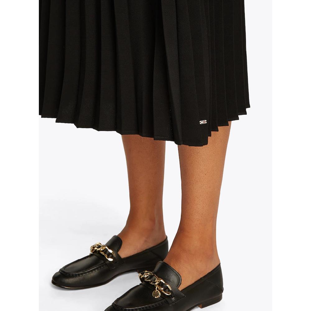 Tommy Hilfiger Plisseerock »FLUID PLEATED PULL ON MIDI SKIRT« Mit Rundum Falten
