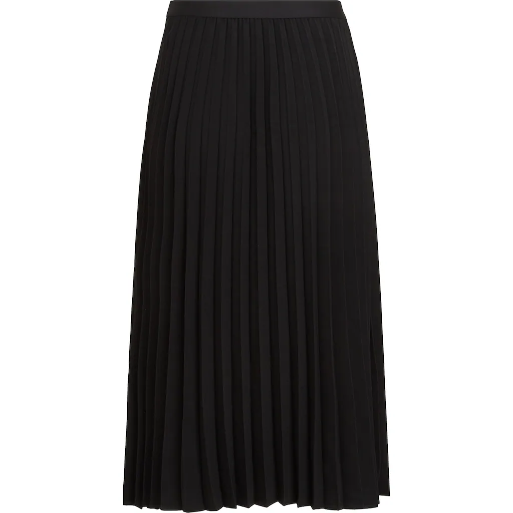 Tommy Hilfiger Plisseerock »FLUID PLEATED PULL ON MIDI SKIRT« Mit Rundum Falten