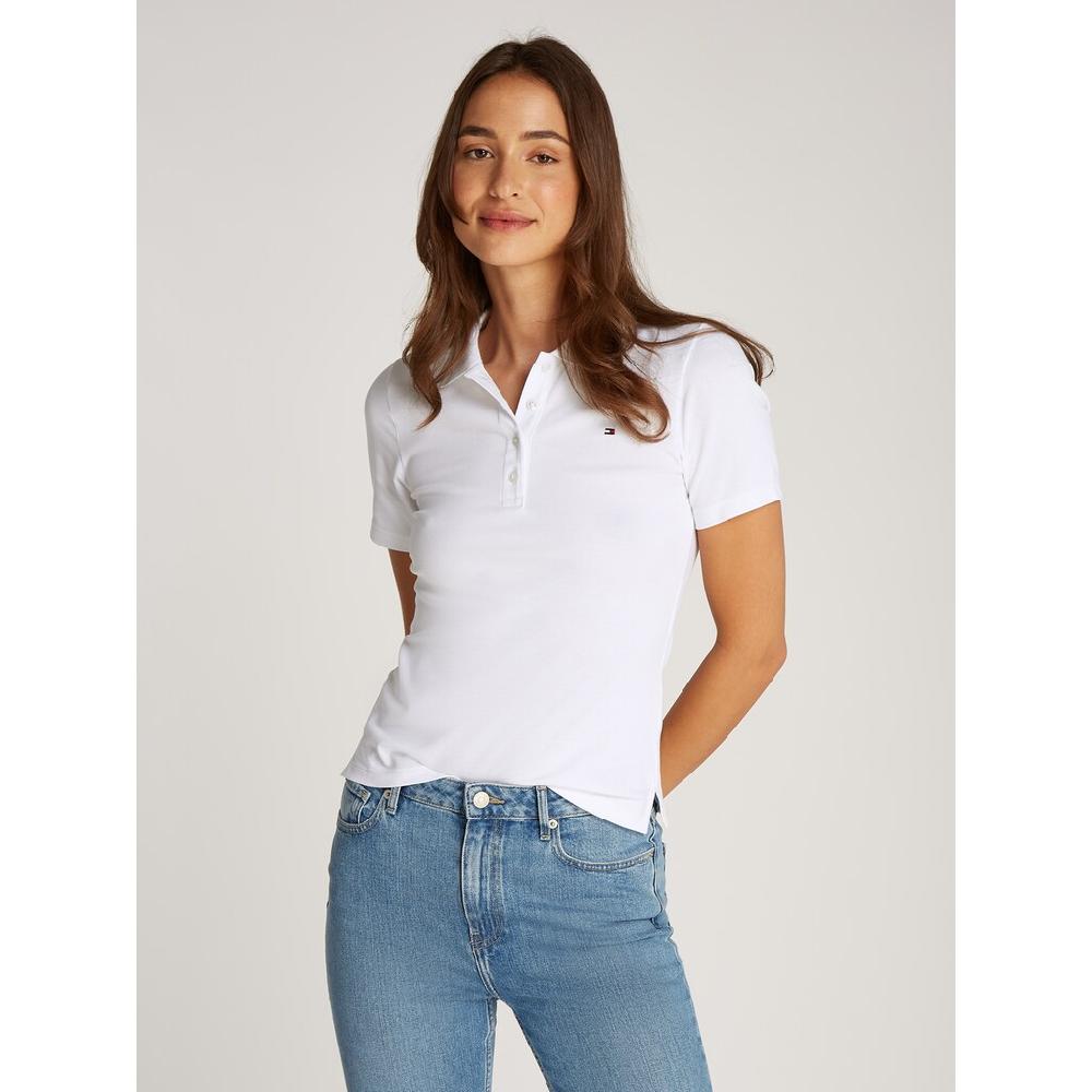 Tommy Hilfiger Poloshirt »1985 Slim Fit Pique Premium« mit Logostickerei mit Seitenschlitzen