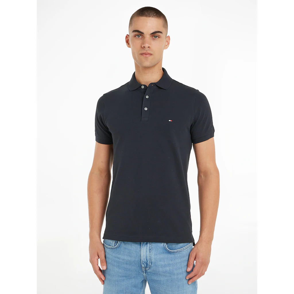 Tommy Hilfiger Poloshirt »1985 SLIM POLO« hochwertige Baumwoll-Piqué-Qualität ▷ für